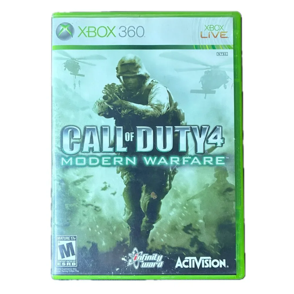 Xbox 360 Game Lot of 5 Call of Duty MW 1 MW 2 MW 3 Bad Company 2 Borderlands